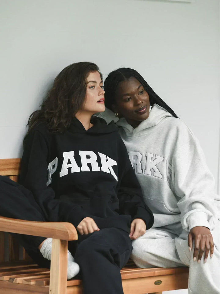 Damen Sweatshirt | Oversized Collegiate Chenille Buchstaben Langarm