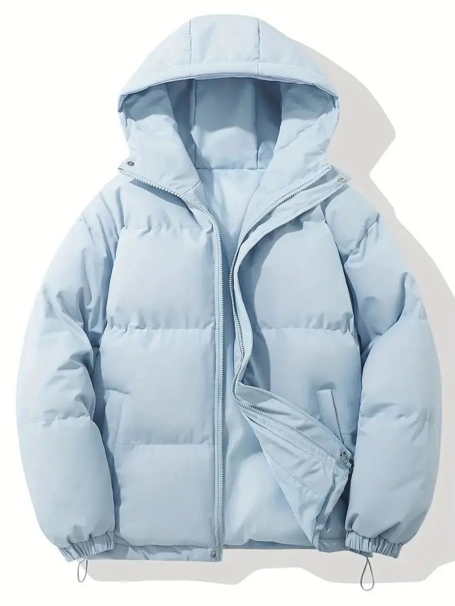 Grace | Damen Kapuzen-Puffer Winterjacke mit Reißverschluss