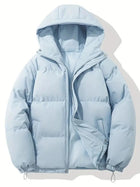 Grace | Damen Kapuzen-Puffer Winterjacke mit Reißverschluss