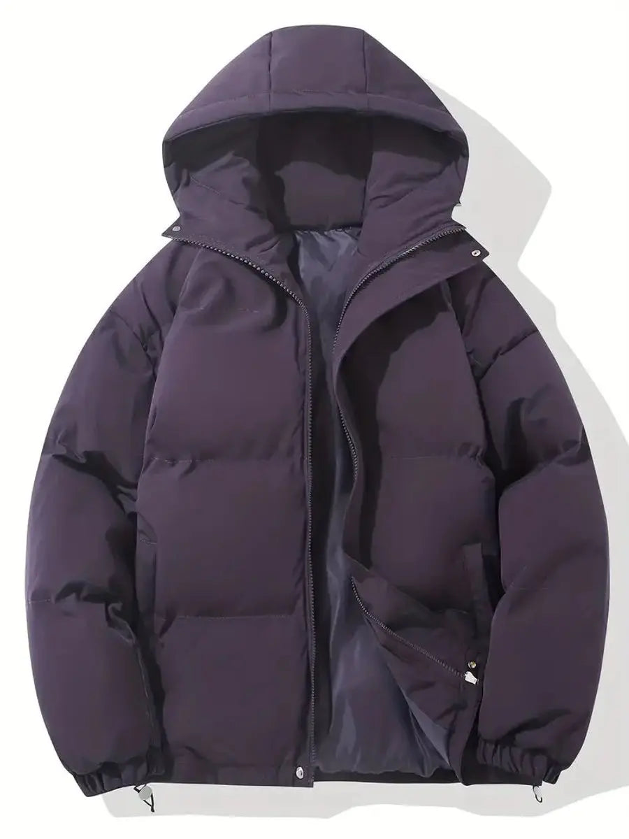 Grace | Damen Kapuzen-Puffer Winterjacke mit Reißverschluss