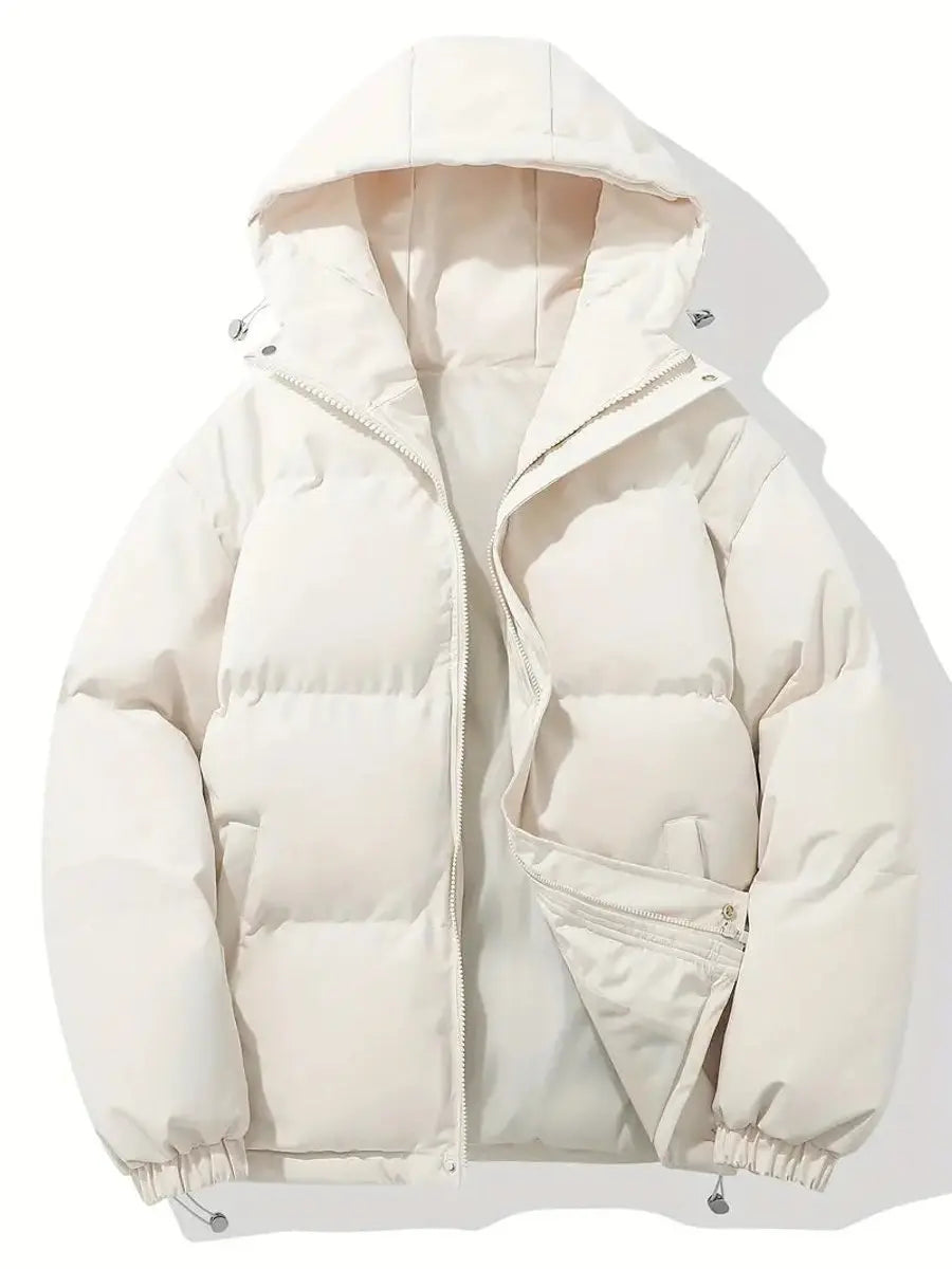 Grace | Damen Kapuzen-Puffer Winterjacke mit Reißverschluss