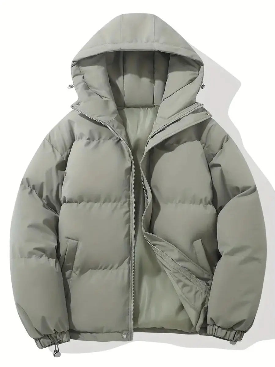 Grace | Damen Kapuzen-Puffer Winterjacke mit Reißverschluss