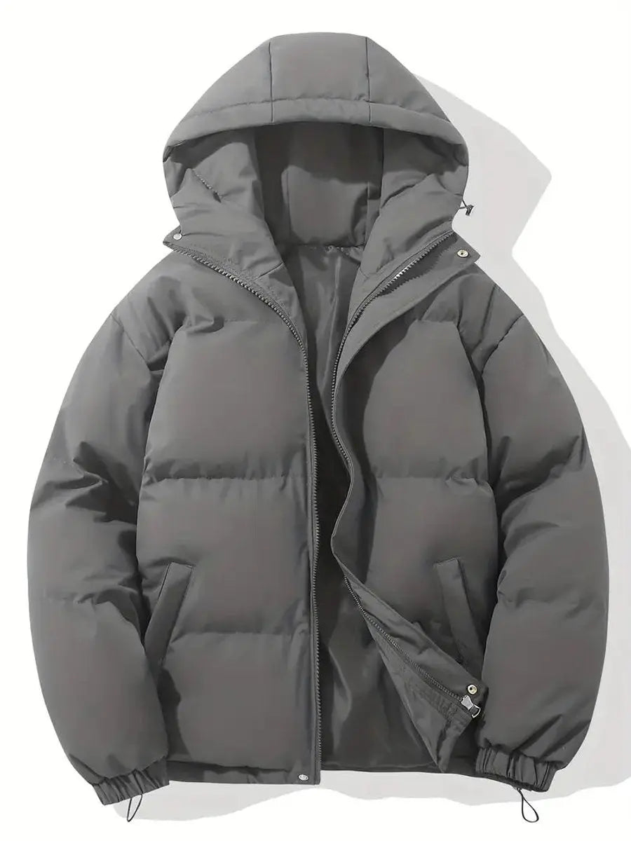 Grace | Damen Kapuzen-Puffer Winterjacke mit Reißverschluss
