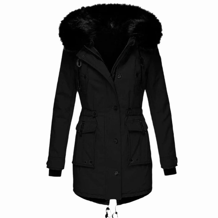 Aria | Damen Parka mit dickem Kunstfell und Kapuze