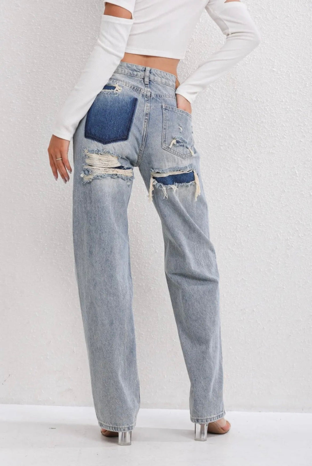 Livia - Jeans déchiré vintage